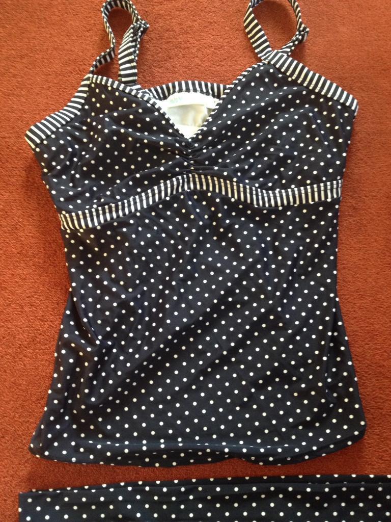 spotty swimming costume